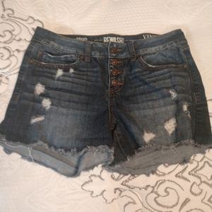 Distressed Denim Short